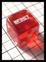 Dice : Dice - 6D - Infinet Red Transparent - FA collection buy Dec 2010